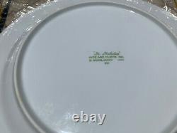 Boxed Set Of 4 New Old Stock Fitz & Floyd St Nicholas Chiristmas Dinner Plates