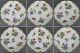 Brand New Set Of Six Herend Queen Victoria Dinner Plates, 6 Pieces, #524/vbo