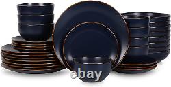 Brasa 32-Piece Dinnerware Set Stoneware, Blue
