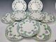 C1890 English Victorian Minton Enameled Porcelain Dinner Plate Set Of 10