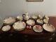 Complete 56-item Dinnerware Set Of Franciscan Desert Rose Plates, Bowls, Cups