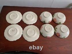 COMPLETE 56-item Dinnerware Set of Franciscan Desert Rose Plates, Bowls, Cups