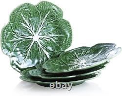 Cabbage Green Dinner Plate, Set of 4