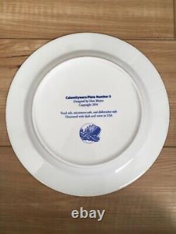 Calamityware 10.5 Dinner Plates Original Series 2013-2014 SET OF 4 PLATES