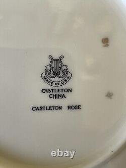 Castleton China USA- PatternCastleton Rose -5 Pieces, 8 Place Setting 43 Pc