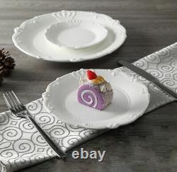 Ceramic Dinner Plate Set Porcelain Tableware For Restaurant Home Cafe Dishes New