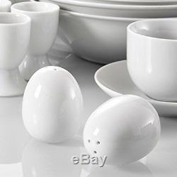 China Porcelain Dinner Set Modern Round Tableware 80 Pcs Service Plates Bowls