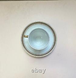 China dinner plate set 12 almost 100 pieces gold plated