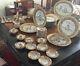 Chinese Gold 72 Pc Dinner Service Set 8 Hand Painted China Platter Casserole