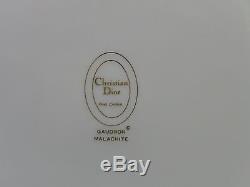 Christian Dior GAUDRON-MALACHITE GREEN Dinner Plates / Set of 6