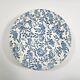 Churchill Blue Peony Dinner Plates Set Of 4 Chintz Floral 10 1/4 England