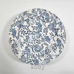 Churchill Blue Peony Dinner Plates Set of 4 Chintz Floral 10 1/4 England