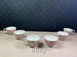 Churchill England China Red SET for 6 (25 Piece SET) See pics