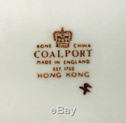 Coalport Bone China Hong Kong Dinner Plates 10 5/8 Set Of 12