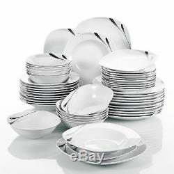Complete Dinner Set Ceramic Plates Dinnerware Crockery Serving Dining Sets Gift