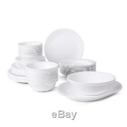Corelle Dinnerware Set 76 Piece Dinner Set 12 Plates Bowls Dishes Kitchen White