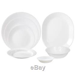 Corelle Dinnerware Set 76 Piece Dinner Set 12 Plates Bowls Dishes Kitchen White
