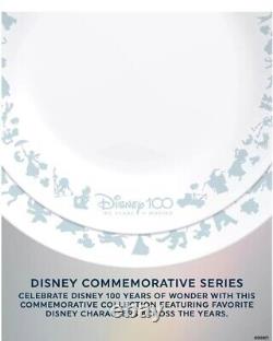 Corelle Disney Commemorative Series Characters 12 Pc Dinnerware Dishes Set NEW