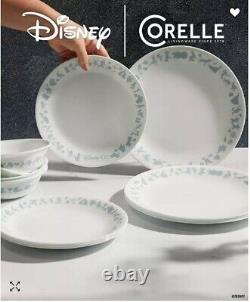 Corelle Disney Commemorative Series Characters 12-piece Dinnerware Set NEW