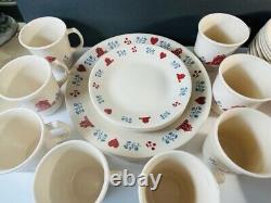 Corelle Hometown 42-Pc Set Plates Bowls Mugs Serving Platter