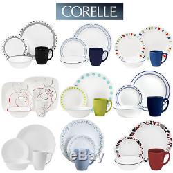 Corelle Vitrelle Kitchen Design Dinnerware 16 Pcs Set Service Cup Plates Dinner