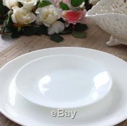 Corelle Winter Frost White 26pc Dinner Set Plate Bowl Cup Soup Service For 6