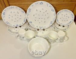 Corelle by Corning in Provincial Blue Pattern 20-Piece Dining Set, Service for 4