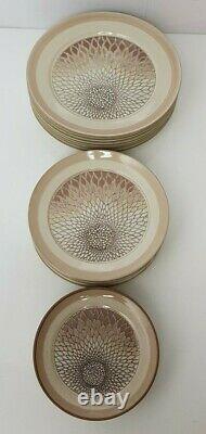 Denby Chantilly Dinner Plates Set Handcrafted Fine English Stoneware Vintage