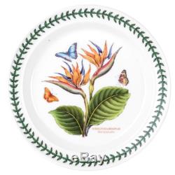 Dinner Plate Set Portmeirion Exotic Botanic Garden 6 Assorted Motifs 10.5 Inches