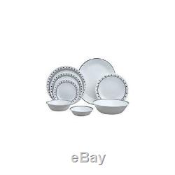 Dinner Ware Set 12 Service 76 Piece Dishes Plates Bowls Corelle Kitchen Casual