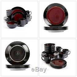 Dinnerware Set 32 Piece Dish Plate Sets for 8 Dinner Tableware Plates and Bowls