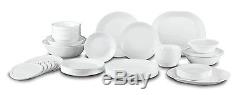 Dinnerware Set 74 Piece Dishes Plates Bowls Kitchen Dinner Service For 12 New
