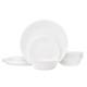 Dinnerware Set Corelle Livingware 18 Pieces In Winter Frost White Service For 6