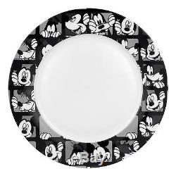 Disney Mickey Grid Dinner Plate Set of 4