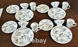 Disney Sketchbook MICKEY MOUSE 16 piece set Dinner Plates Salad Plates Bowls Mug