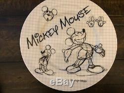 Disney Sketchbook Mickey Mouse 12 piece set Dinner Plates Salad Plates & Bowls