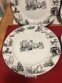 Disney Sketchbook Winnie The Pooh 12 piece set Dinner, Salad Plates & Mugs