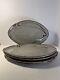 Earthborn Pottery Oval Dinner Plates Platters (set Of 5) 13 1/2 X 9 Xl