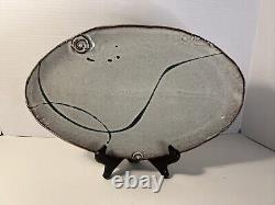 Earthborn Pottery Oval Dinner Plates Platters (Set of 5) 13 1/2 x 9 XL