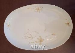 Edelstein Bavaria Aurora 91 PC dinner set Floral pattern Gold Trim 20067