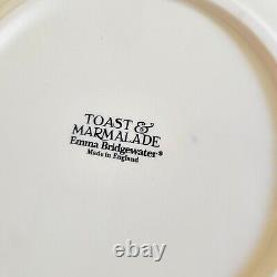 Emma Bridgewater Black Toast & Marmalade 10.5-Inch Breakfast Dinner Plate 4 Set