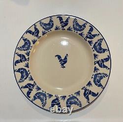 Emma Bridgewater, Set of Two Blue Hen plates
