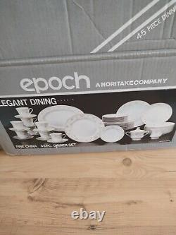 Epoch 45 Piece Dinner Set Emily 6505-Fine China