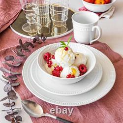 Event 32-Piece Embossed Dinnerware Set for all occassions