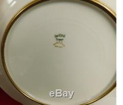 Exquisite Haviland & Co. Limoges Cobalt Gold Encrusted Dinner Plates-set Of 12