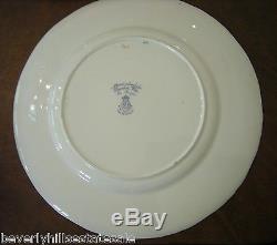 Exquisite Set Of Ten Royal Worcester For Barker Bros Hand Painted Dinner Plates