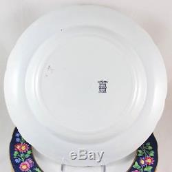 Fab Chelsea Bird Set(s) 6 Dinner Plates Antique Copeland Spode China 2-6775 Blue