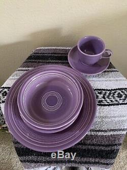 Fiestaware lilac 20 Piece Set (4 Place Settings)