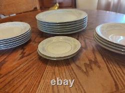 Fine china dinner plates