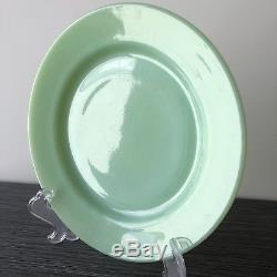 Fire King Jadite / Jadeite / Jade-ite Restaurant Ware Dinner Plates Set Of Three